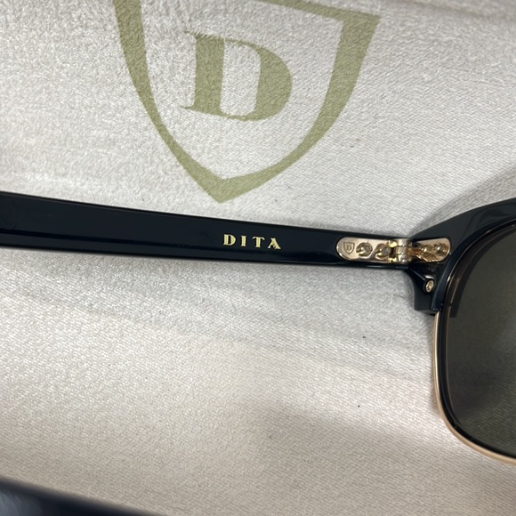 DITA STATESMAN TWO SUNGLASSES DRX-2051-B-T-BLK-Gold-50  50-20-147 - Picture 4 of 12